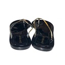 Sandalias Bamboo Negro y Dorado- 36