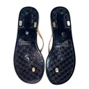 Sandalias Bamboo Negro y Dorado- 36