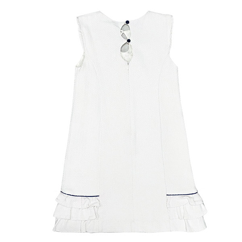Vestido Sanmar Blanco- 12