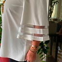 Blusa Bzaizcag Blanco- XL