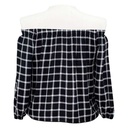 Blusa Cuadros Negro y Blanco- M