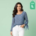 Blusa Point Estampado- L