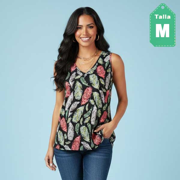 Blusa Famosa Estampado- M
