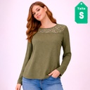 Blusa Kaii Verde Militar- S