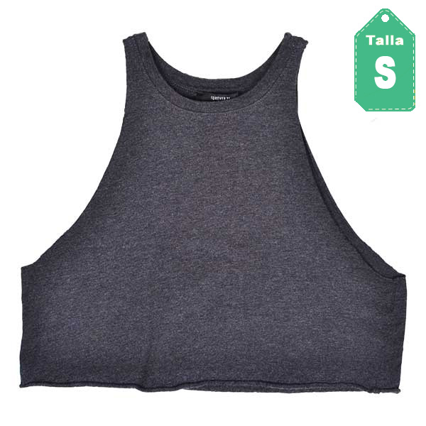 Camiseta Forever21 Gris- S