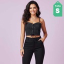 Crop Top Forever21 Lineas- S