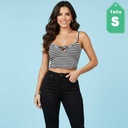 Crop top Kimchi Blue Lineas- S