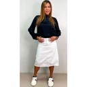 Falda Zara Blanco Hueso- XS