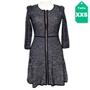 Vestido Ann Taylor Tejido Negro y Blanco- XXS