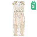 Vestido Forever21 Beige y Nude- S