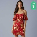 Vestido Jacaranda Rojo- S