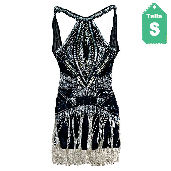 Vestido Alyce Paris Bordado- S