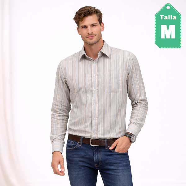 Camisa Calvin Klein Rayas- M