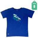 Camiseta Lacoste Azul- 8