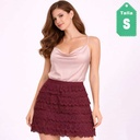 Falda Ralph Lauren Vinotinto- S