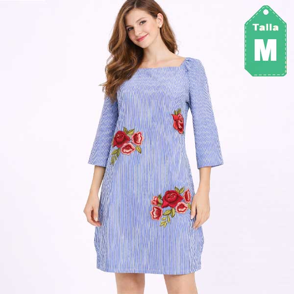 Vestido Exotik Rayas- M