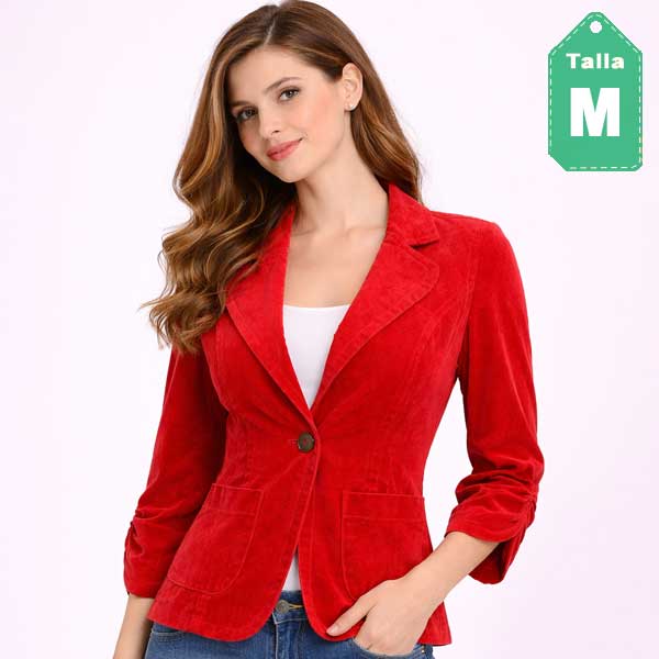 Blazer Mocca Rojo- M