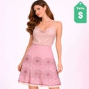 Falda Rosado- S