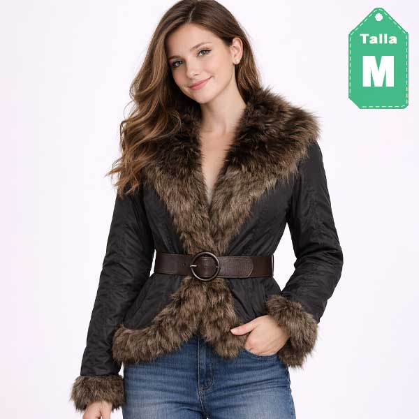 Chaqueta Zara Marron- M
