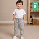 Pantalon Baby Gap Gris- 5