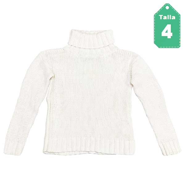 Sweater EPK Blanco Tejido- 4