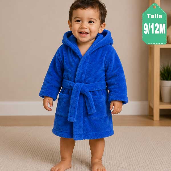 Bata de Baño Early Days Azul Oscuro- 9/12M