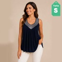 Blusa Lola Valdueza Azul Oscuro- S