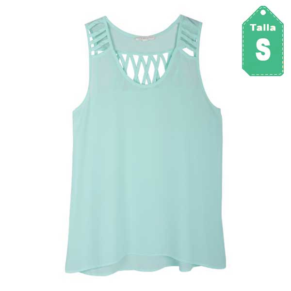 Blusa Entro Aquamarine- S