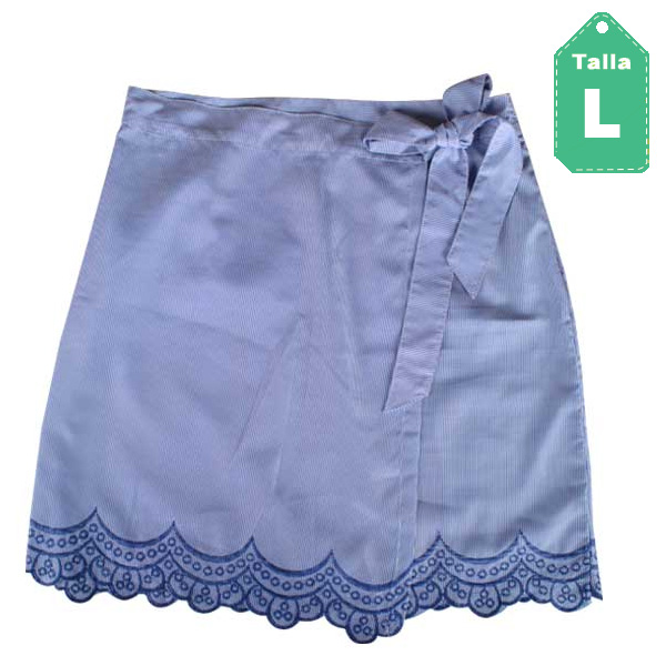 Falda Rebellion Azul- L