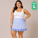 Falda Rebellion Azul- L