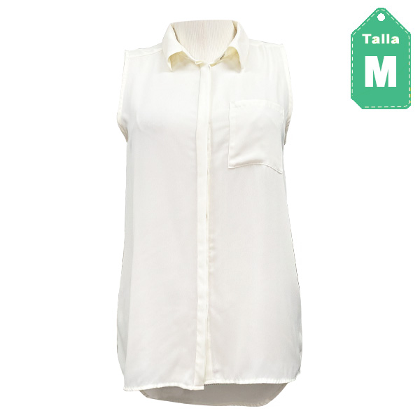 Camisa Forever21 Blanco Hueso- M