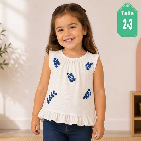 Camiseta Zara Blanco- 2/3