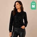 Sweater TRF Lentejuelas- M