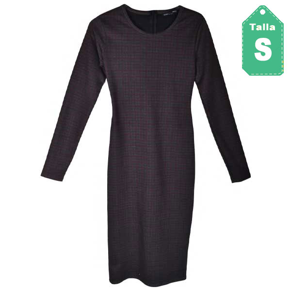 Vestido Zara Cuadros- S