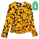 Blusa HyM Mostaza y Azul Marino- S