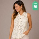 Camisa Forever21 Marfil- M