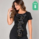 Blusa Artig Negro- S