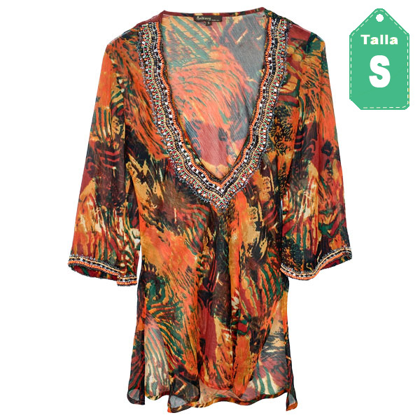 Blusa Solitaire Naranja- S
