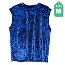 Blusa Terciopelo Azul Marino- M