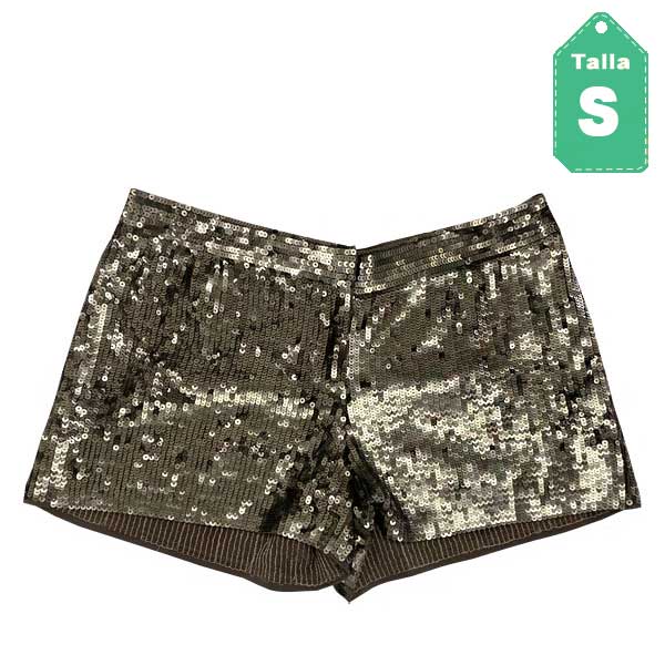 Short Lentejuelas Dorado- S