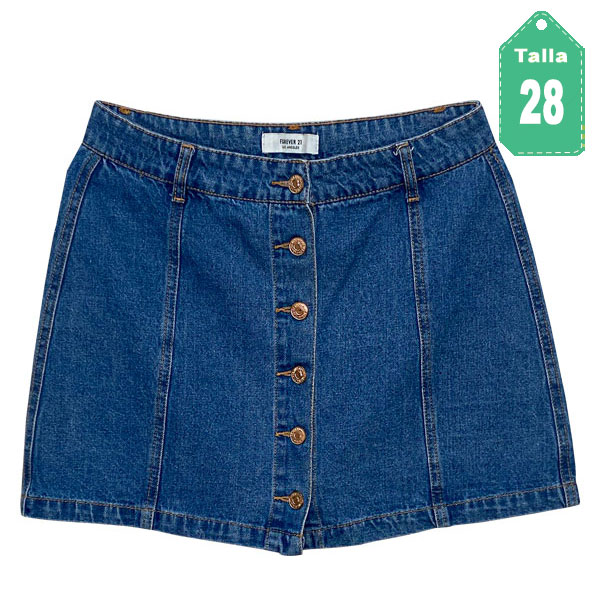 Falda Forever21 Jeans- 28