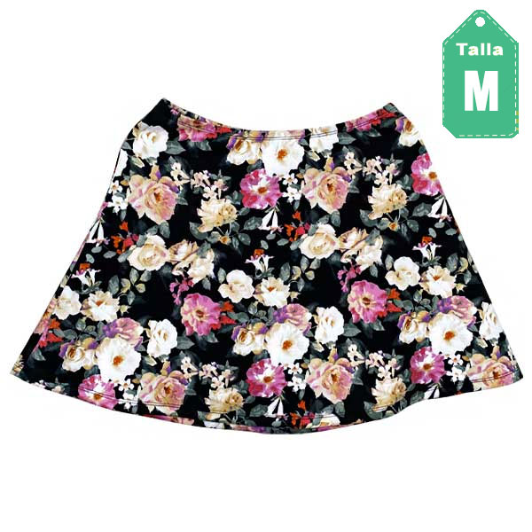 Falda Forever21 Estampado- M