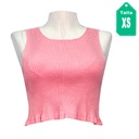 Crop Top Zara Rosa- XS