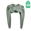 Cropped Drapeado Verde - XS