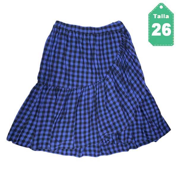 Falda Zara Cuadros- 26