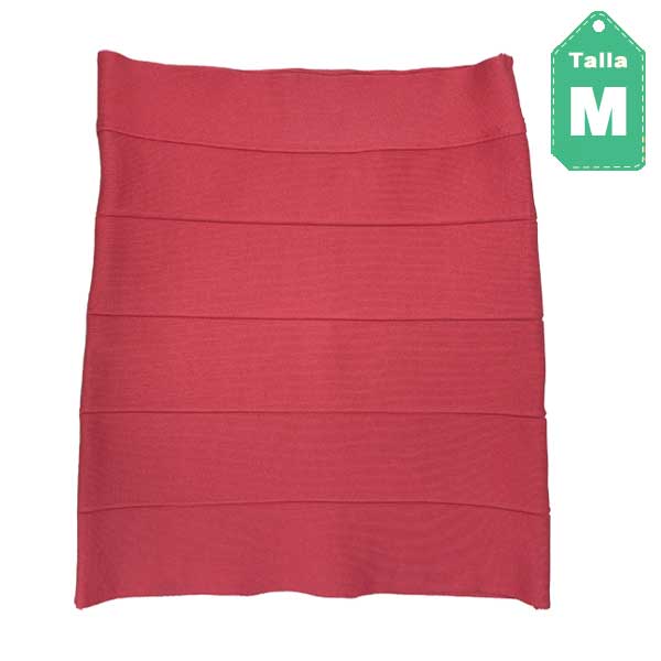 Falda Nicole Rosa- M