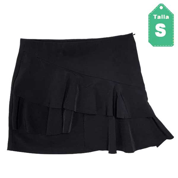 Falda Pull&Bear Negro- S