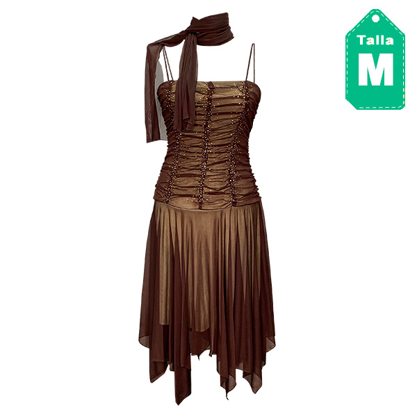 Vestido Celavie Marron- M
