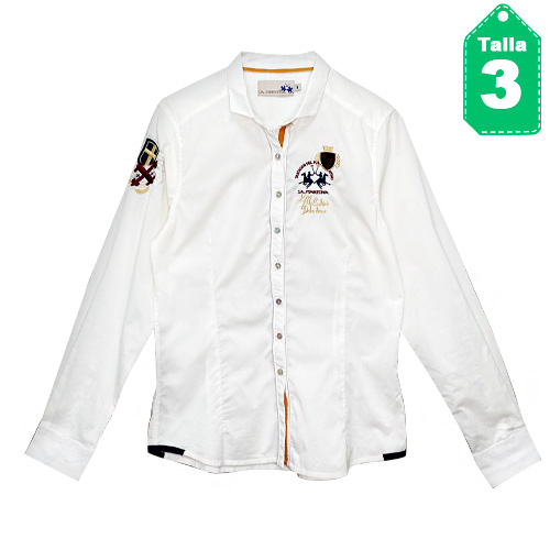 Camisa La Martina Marfil- S