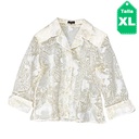 Camisa Zendra Basic Marfil- XL